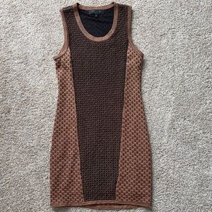 Rag & Bone metallic knit dress